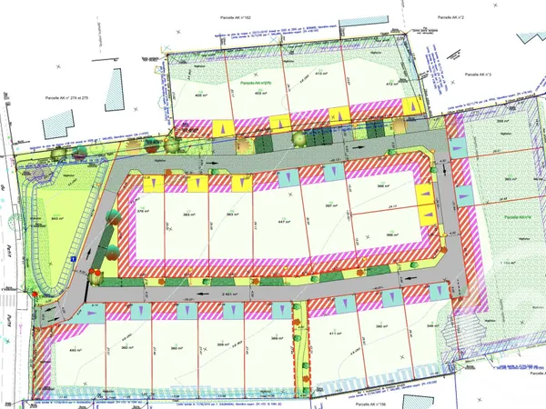 Terrain 413 m²