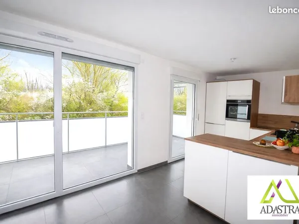 APPARTEMENT F3 61m² - 2 CHAMBRES - TERRASSE - GARAGE