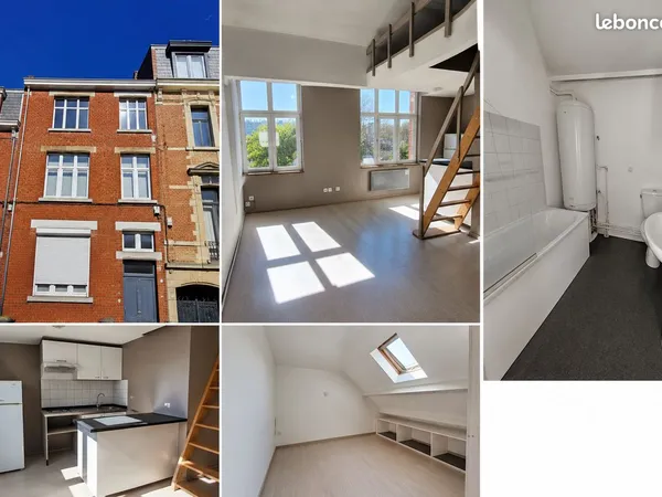 T2 Bis lumineux avec mezzanine - 50 m² au sol - Citadelle - 169 000