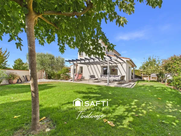 BRAX ( limitrophe Léguevin) - VILLA T5 - 134 m² - 4 CHAMBRES