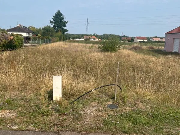 Terrain constructible viabilisé de 1145m2 - Vergigny 89600