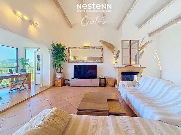 Cogolin - Gassin - Maison 107 m² avec double place de stationnement dans résidence avec piscines et 