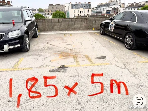 Loue parking extérieur Paris 18eme