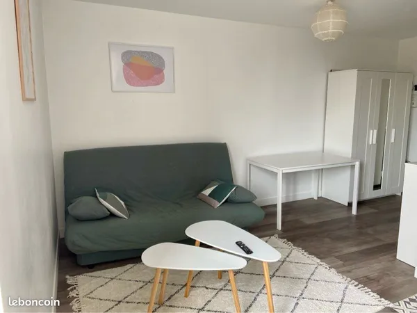 Studio meublé 21m2 Sainte Anne Nantes