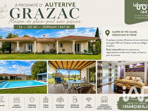 Maison 4 pièces 135 m²