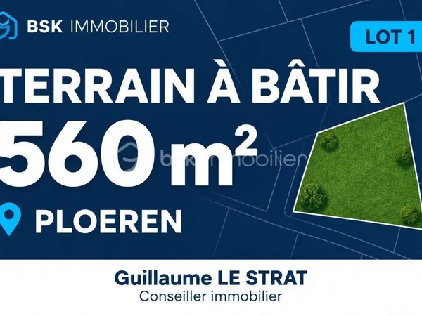 Terrain 560 m²
