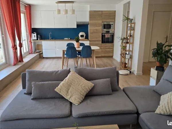 Appartement direct propriétaire traversant de 87 m² | 2 chambres + bureau | Garage | Cave | Grand ce