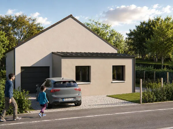 Terrain + maison 88 m²