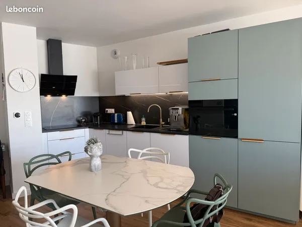 Montaigu centre exclusivite, appt recent type 3 de 63 m2 terrasse 18 m2 parking