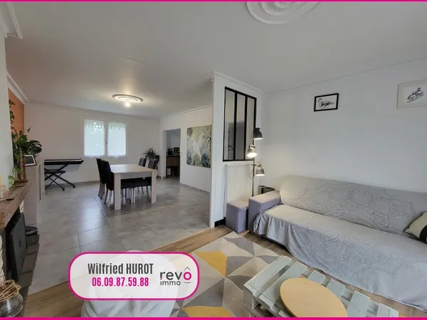 MAISON 3 CHAMBRES AVEC SOUS-SOL COMPLET – TERRAIN DE 1 184 m²