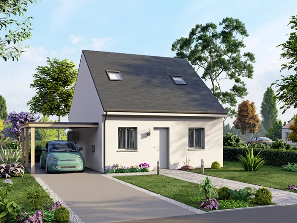 Terrain + maison 70 m²