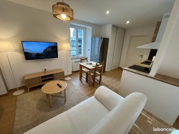 Appartement meublé premium tout équipé de 30 m2 dans une ancienne maison au coeur du village