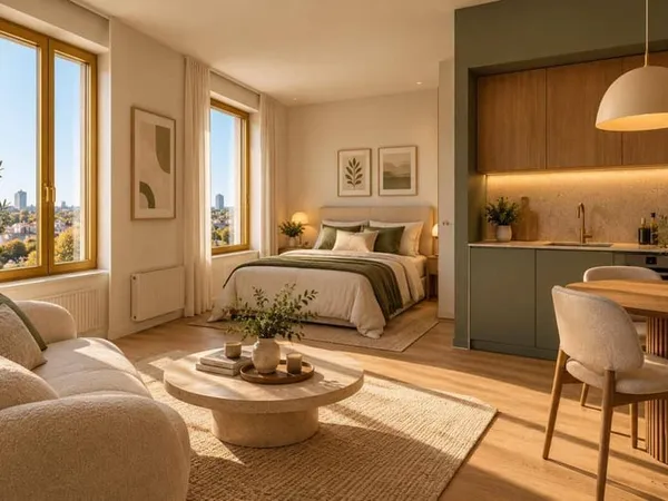 Studio 1 pièce 30 m²