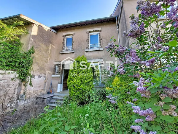 Maison de ville 2 chambres et jardin
