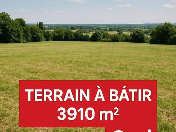 Terrain 3910 m²