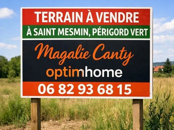 Terrain constructible 2 993 m² - Calme et nature - Saint-Mesmin (Périgord Vert)
