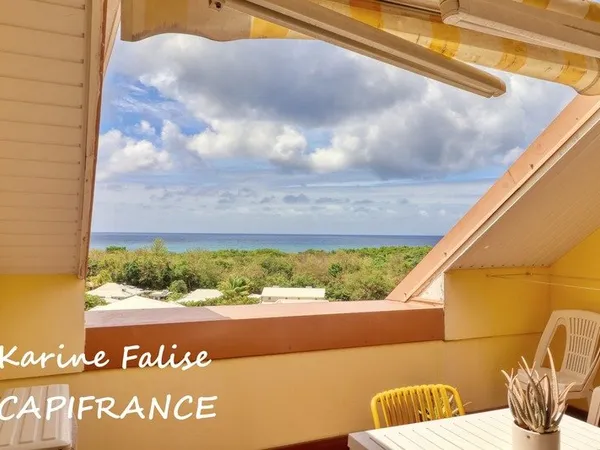Appartement T2 vue mer à 200 m de la plage - Sainte-Luce