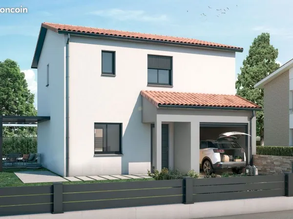 Maison neuve 80 m² avec 3 chambres sur terrain viabilisé de 269 m² à Ferrals-les-Corbières