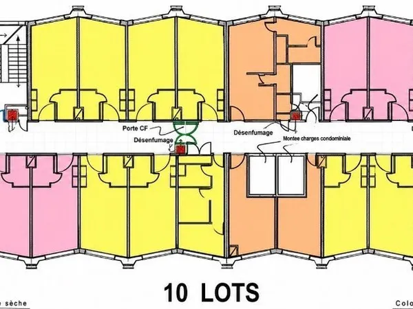 Immeuble de rapport 600 m²
