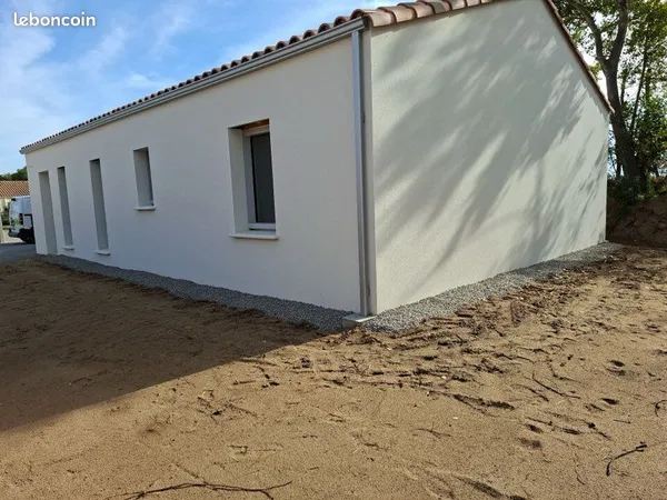 Maison neuve meublée, 3 chambres, PMR, jardin
