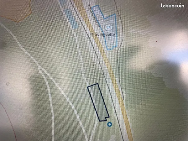 Terrain 2558m2 ZONE NATUREL