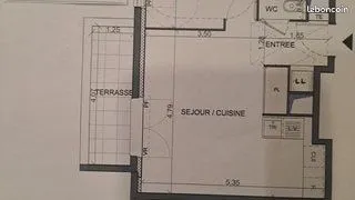 Appartement 2 pièces 41 m²