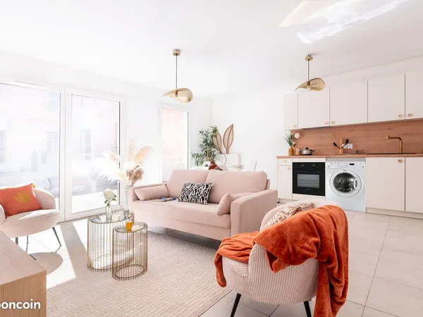 Rez-de-jardin neuf avec 59 m² d'extérieur, T3 à Marcilly-d'Azergues