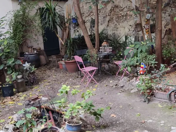 Studio meublé donnant sur jardin