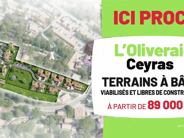 Terrain en lotissement 250 m²