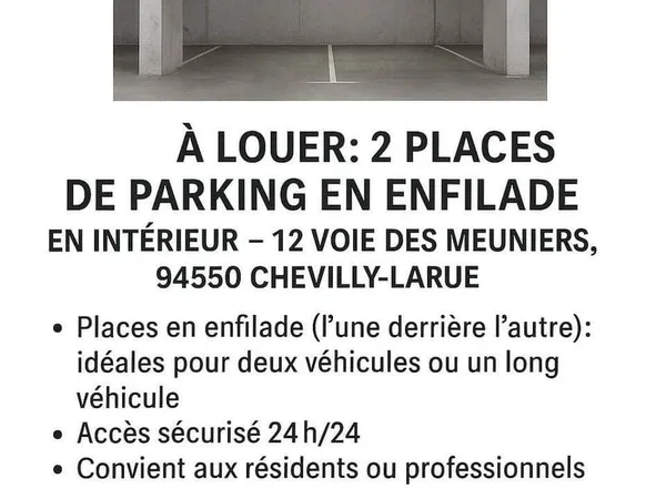 Parking 25 m²