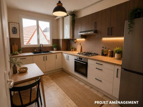 Appartement 3 pièces 64 m²