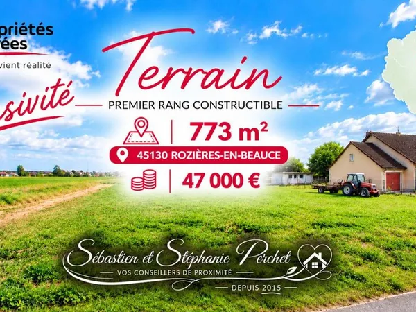 Terrain 773 m² Rozieres En Beauce