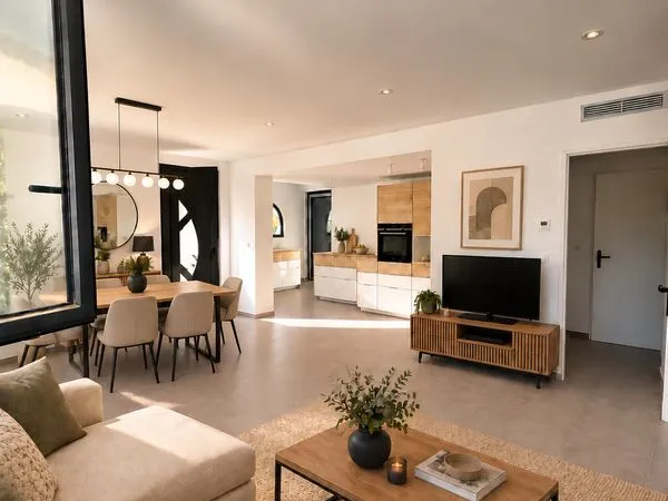 CHARLEVAL - Le confort du neuf sans les travaux Villa T5 de 100 m² avec jardin privatif