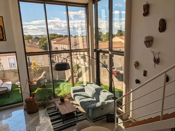 T3 duplex meublé 70 m² aux Beaux Arts