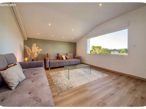 Appartement meublé T5 avec vue sur vignes