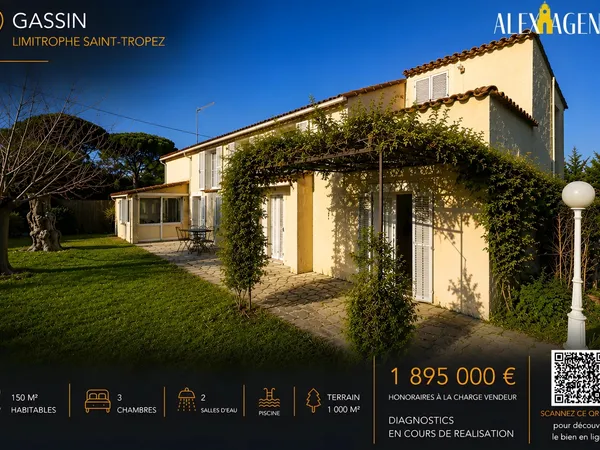 Villa à rénover, proche du village de Saint-Tropez