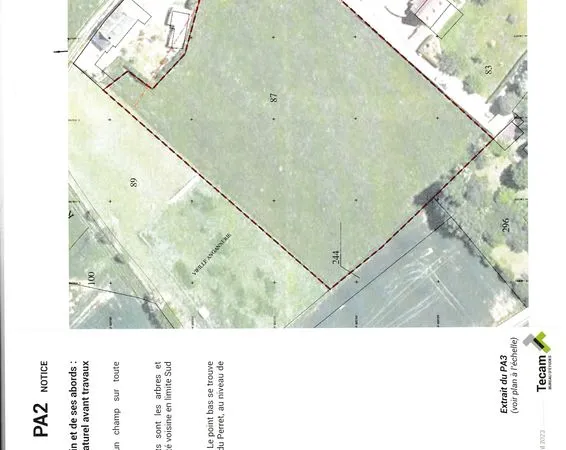 Terrain constructible