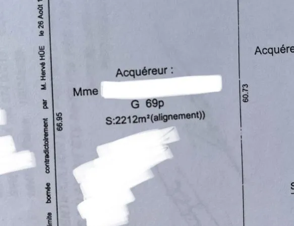 Terrain à construire
