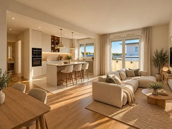 T2 - DERNIER ÉTAGE ? VUE SUR LA MAINE ? GRAND BALCON