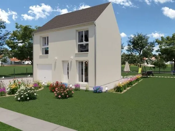 TERRAIN + MAISON ETAGE 4 CH + GARAGE à Blois