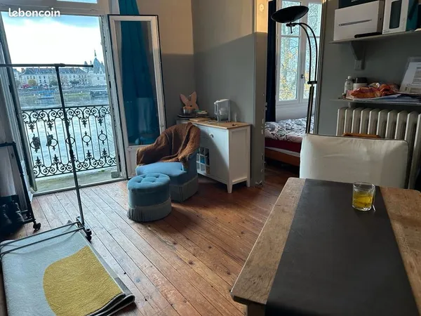 Petit appartement vue sur Loire (dans une maison)