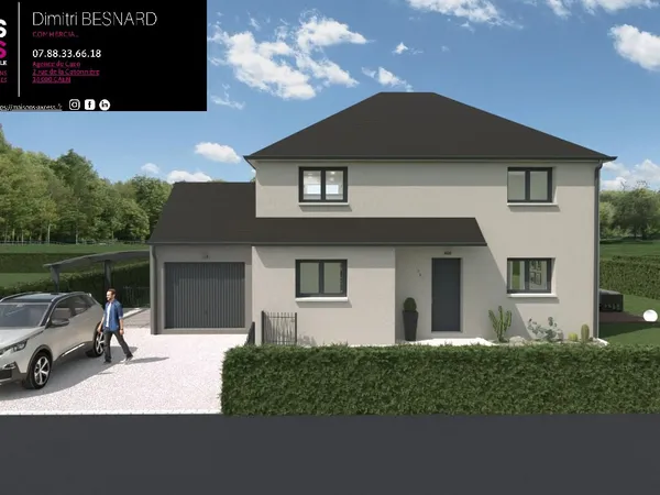 Terrain + maison 126 m²