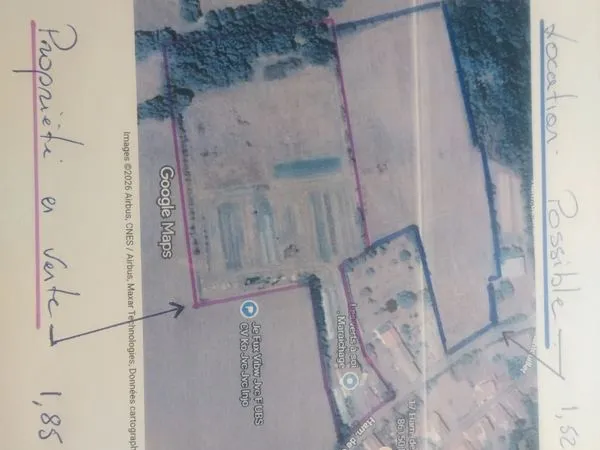 Ferme maraîchère possible équin