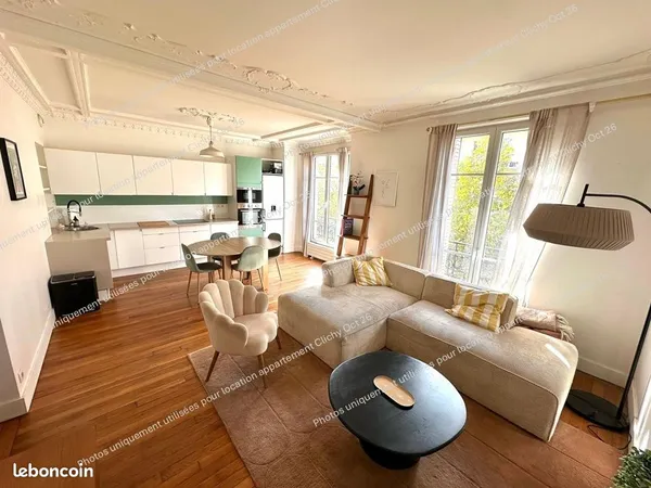 À louer - T3 meublé de 60 m² à Clichy Centre-Ville