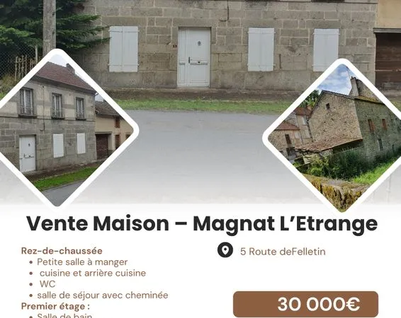 Maison à vendre