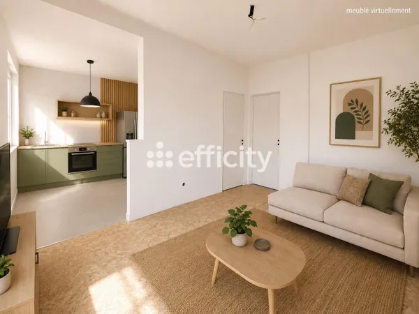 Studio 1 pièce 17 m²