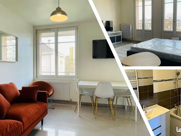 🏠 Grande Chambre Meublée Rénovée 13m² - Smart TV - 5 min Gare - Dispo Immediatement