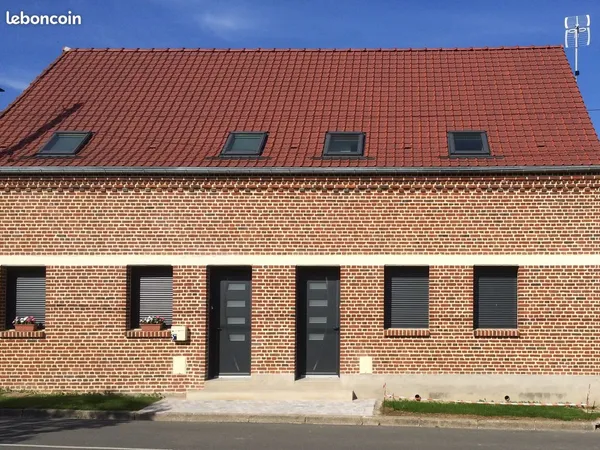 Maison récente 75 m² • Garage 27 m² • Terrasse • Querrieu