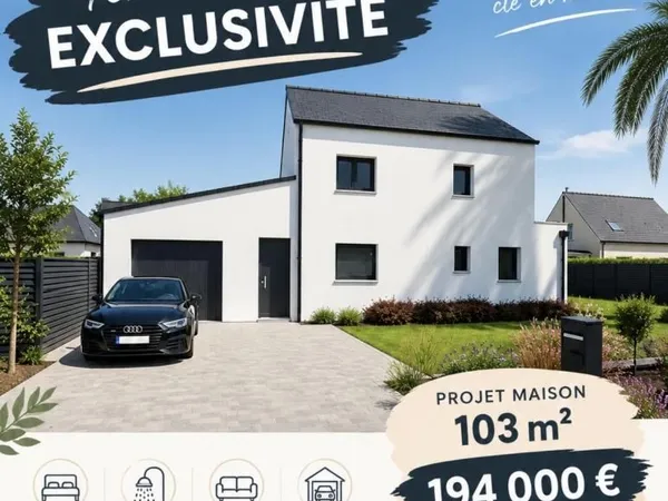 Maison 102 m² Le Guerno