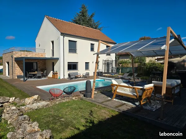 Magnifique villa familiale contemporaine dans les Yvelines, proche de Paris